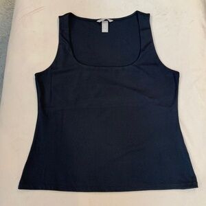 H&M Blue L Tank Essential Normcore Scandi Girl Monochrome Minimalist Classic